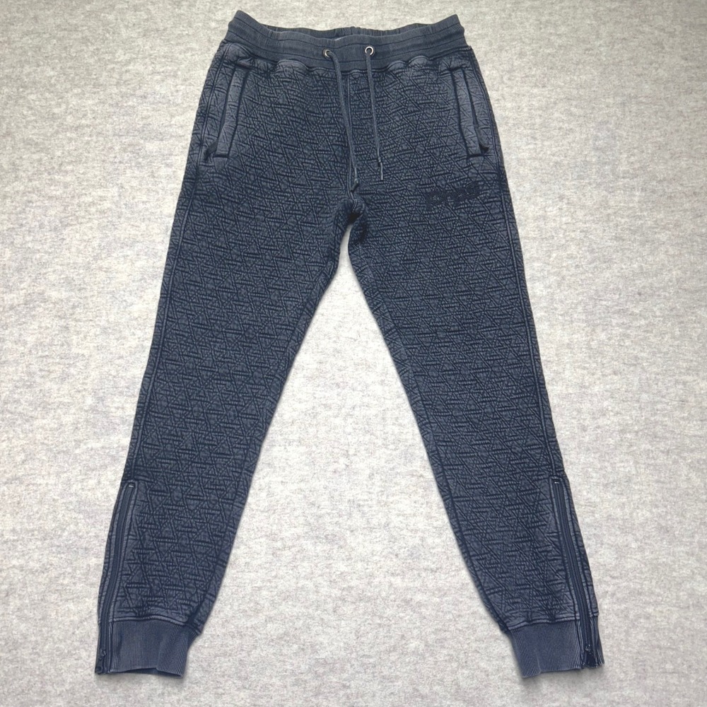 Prps Medium Distressed Patterned Jogger Sweatpant… - image 2